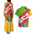 La Rioja Flag Couples Matching Tank Maxi Dress and Hawaiian Shirt Autonomous Community of Spain - Wonder Print Shop