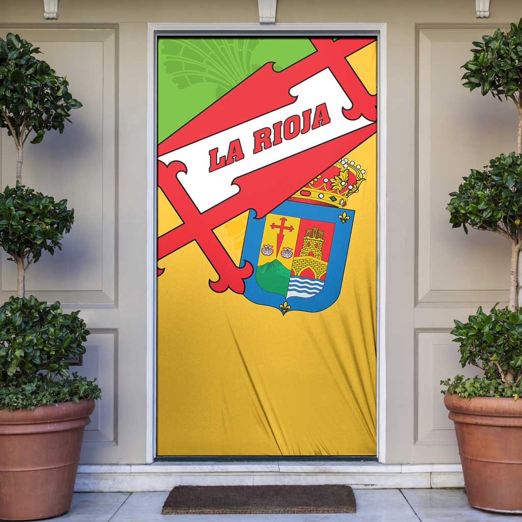 La Rioja Flag Door Cover Autonomous Community of Spain - Wonder Print Shop
