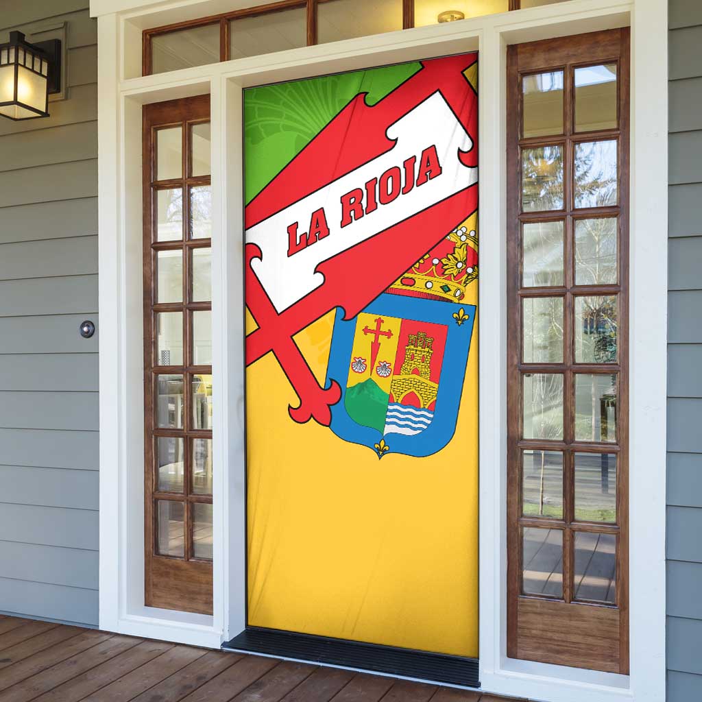La Rioja Flag Door Cover Autonomous Community of Spain - Wonder Print Shop