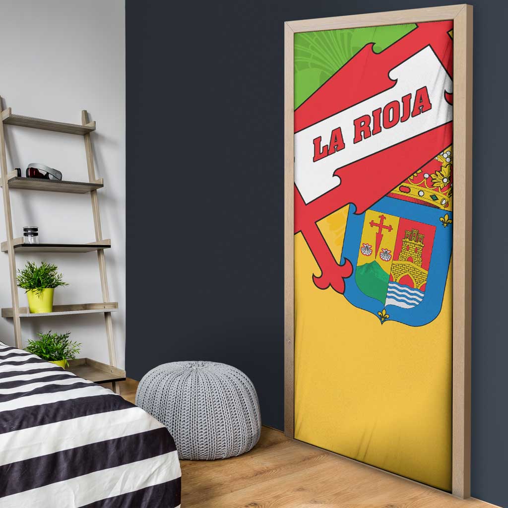La Rioja Flag Door Cover Autonomous Community of Spain - Wonder Print Shop