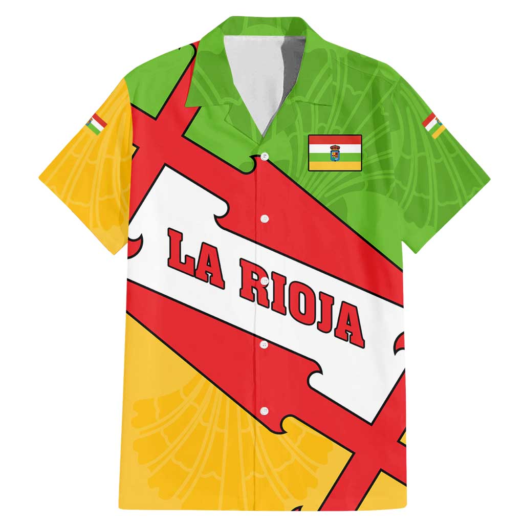 La Rioja Flag Family Matching Mermaid Dress and Hawaiian Shirt Autonomous Community of Spain - Wonder Print Shop