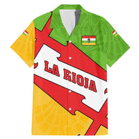 La Rioja Flag Family Matching Mermaid Dress and Hawaiian Shirt Autonomous Community of Spain - Wonder Print Shop