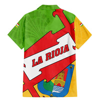 La Rioja Flag Family Matching Mermaid Dress and Hawaiian Shirt Autonomous Community of Spain - Wonder Print Shop