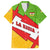 La Rioja Flag Family Matching Short Sleeve Bodycon Dress and Hawaiian Shirt Autonomous Community of Spain - Wonder Print Shop