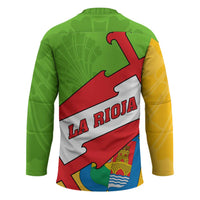 La Rioja Flag Hockey Jersey Autonomous Community of Spain - Wonder Print Shop