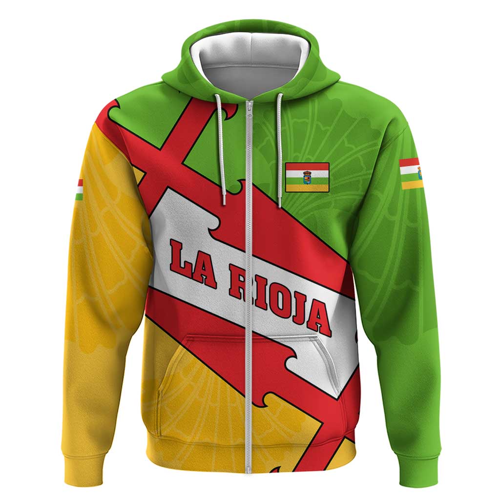 La Rioja Flag Hoodie Autonomous Community of Spain - Wonder Print Shop