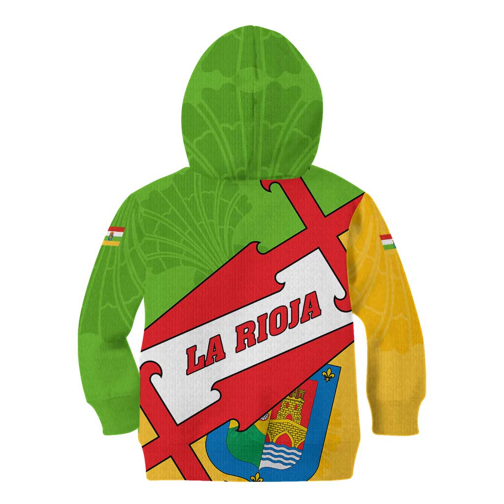La Rioja Flag Kid Hoodie Autonomous Community of Spain - Wonder Print Shop