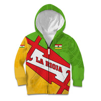La Rioja Flag Kid Hoodie Autonomous Community of Spain - Wonder Print Shop