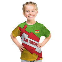 La Rioja Flag Kid T Shirt Autonomous Community of Spain - Wonder Print Shop
