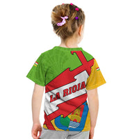 La Rioja Flag Kid T Shirt Autonomous Community of Spain - Wonder Print Shop