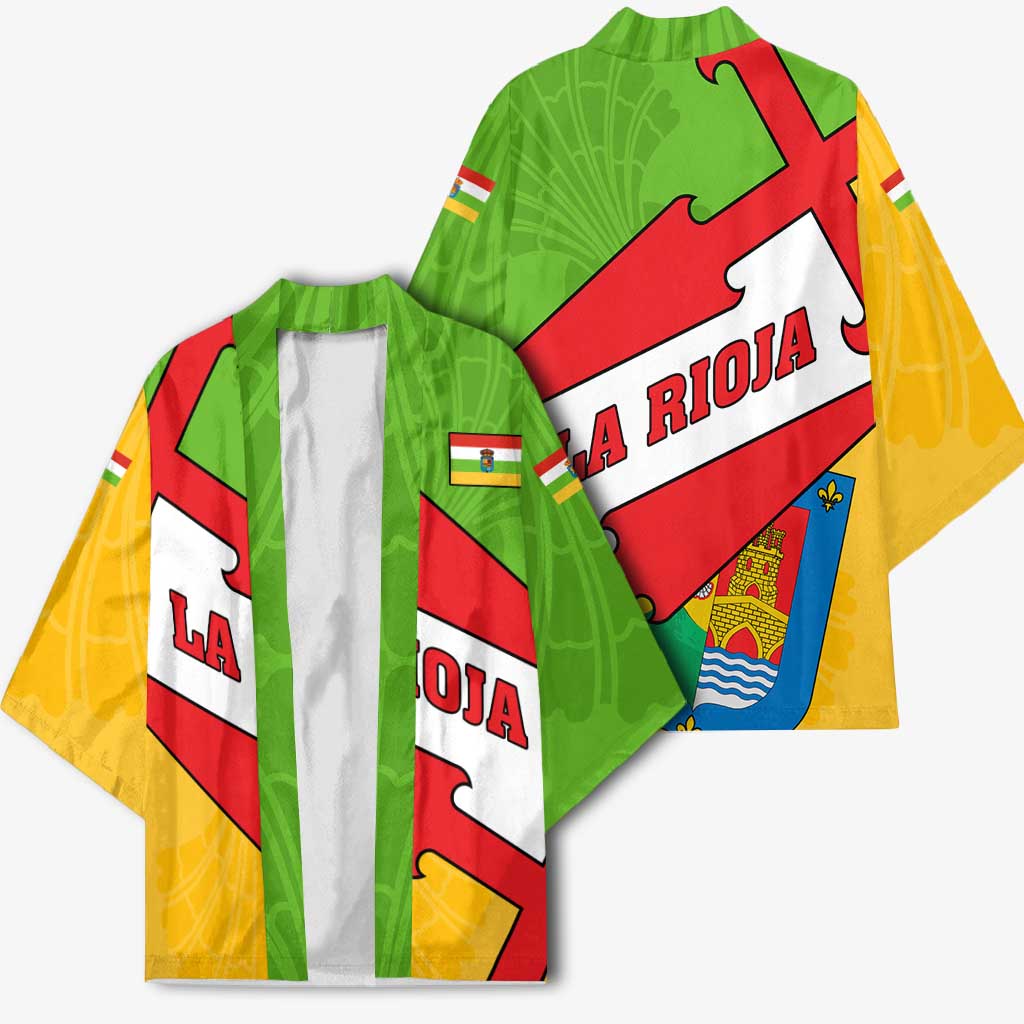 La Rioja Flag Kimono Autonomous Community of Spain - Wonder Print Shop