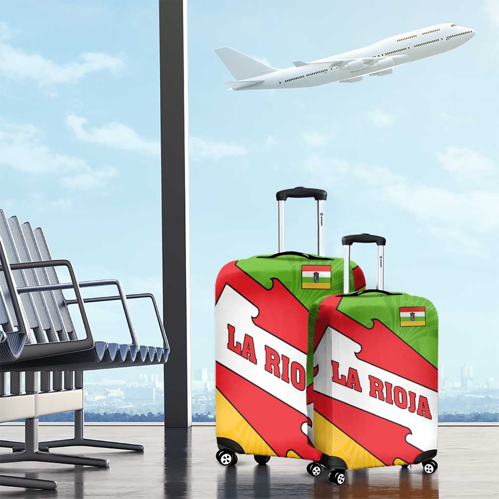 La Rioja Flag Luggage Cover Autonomous Community of Spain - Wonder Print Shop