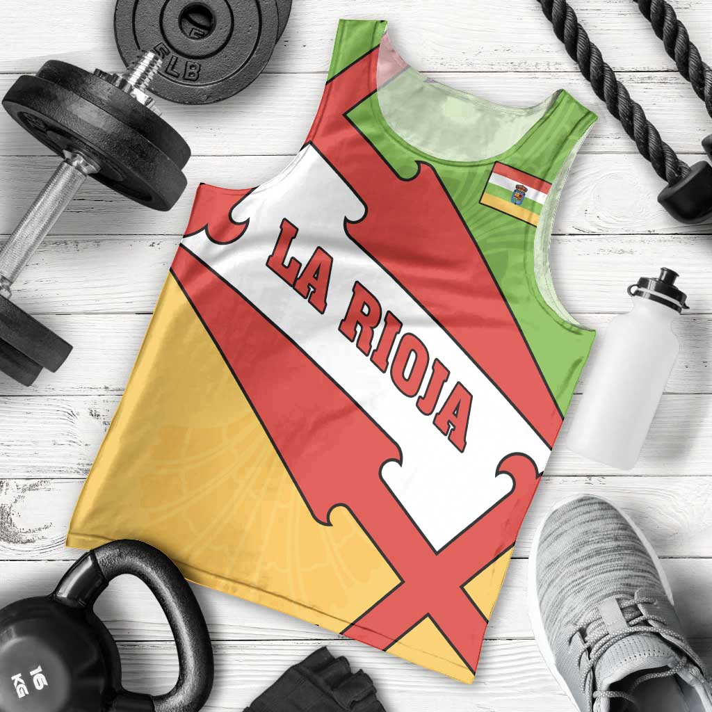 La Rioja Flag Men Tank Top Autonomous Community of Spain - Wonder Print Shop