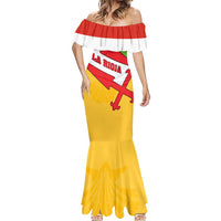 La Rioja Flag Mermaid Dress Autonomous Community of Spain - Wonder Print Shop