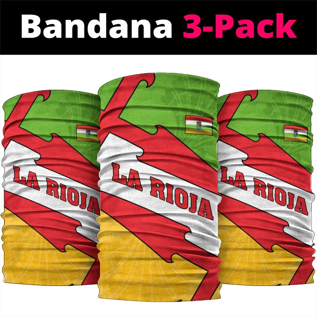 La Rioja Flag Neck Gaiter Autonomous Community of Spain - Wonder Print Shop