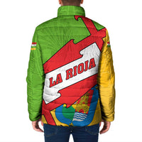 La Rioja Flag Padded Jacket Autonomous Community of Spain - Wonder Print Shop