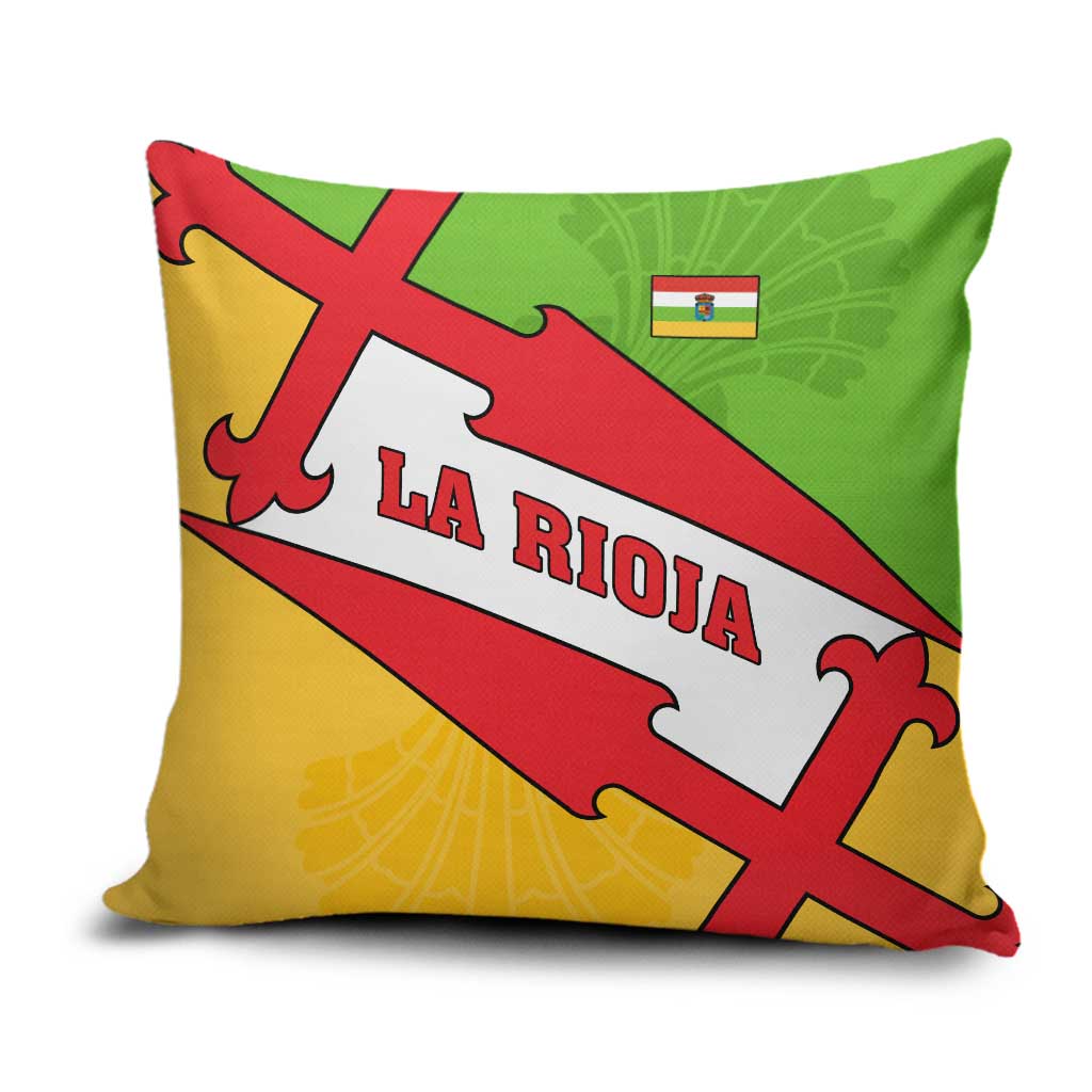 La Rioja Flag Pillow Cover Autonomous Community of Spain - Wonder Print Shop