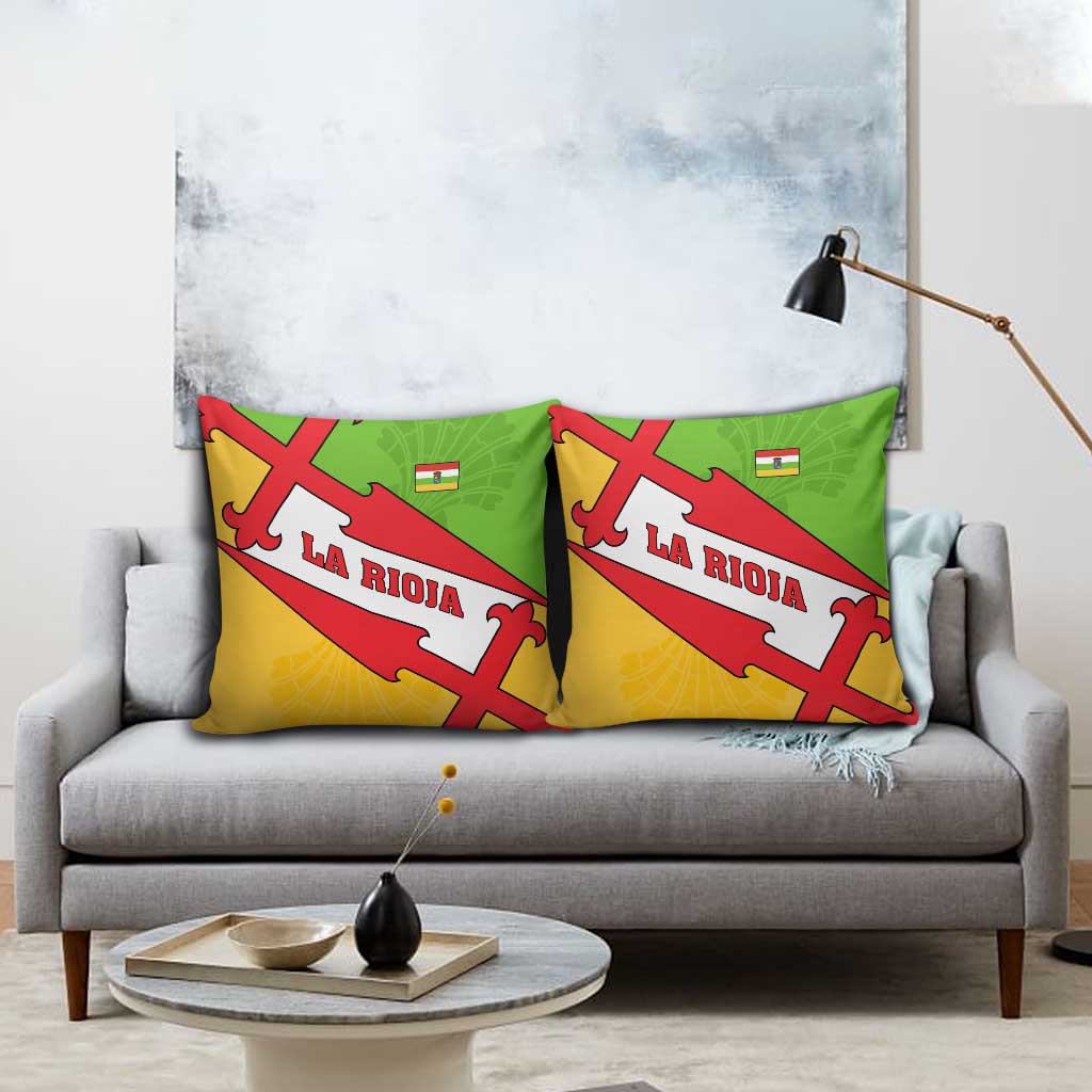 La Rioja Flag Pillow Cover Autonomous Community of Spain - Wonder Print Shop