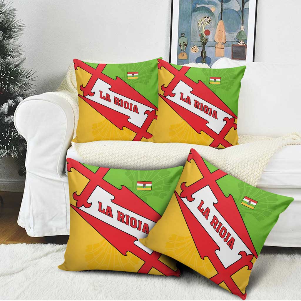 La Rioja Flag Pillow Cover Autonomous Community of Spain - Wonder Print Shop