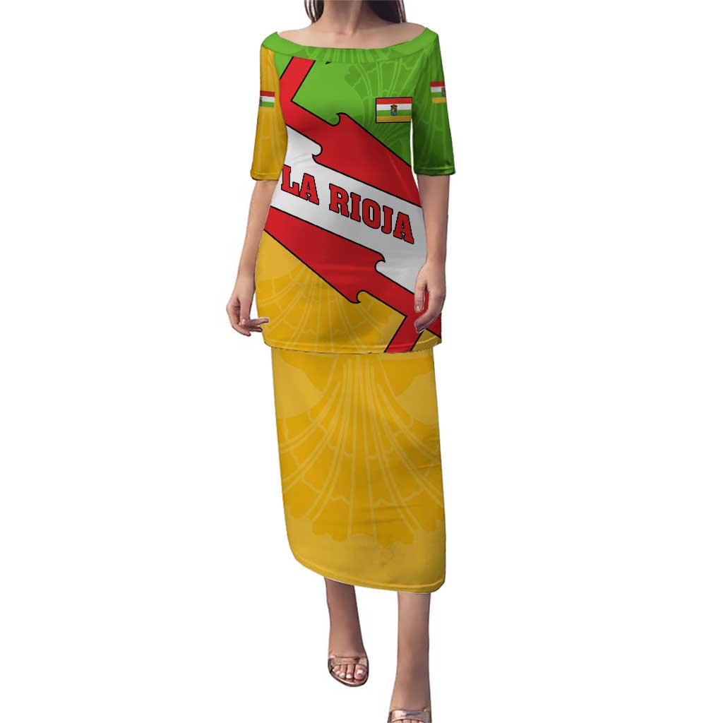 La Rioja Flag Puletasi Autonomous Community of Spain - Wonder Print Shop