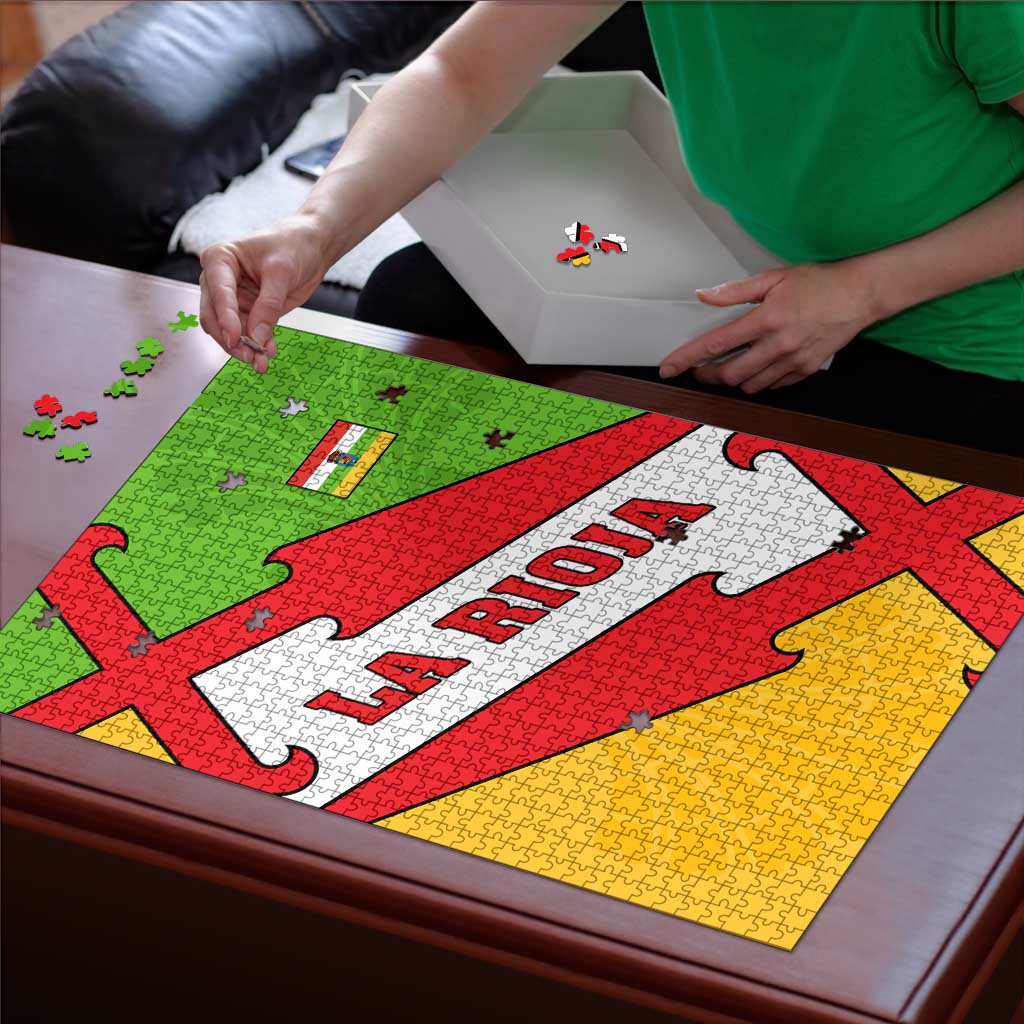 La Rioja Flag Puzzle Autonomous Community of Spain - Wonder Print Shop