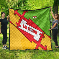 La Rioja Flag Quilt Autonomous Community of Spain - Wonder Print Shop