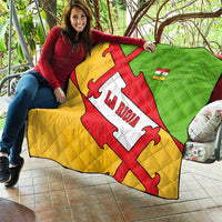 La Rioja Flag Quilt Autonomous Community of Spain - Wonder Print Shop