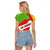 La Rioja Flag Raglan Cropped T Shirt Autonomous Community of Spain - Wonder Print Shop