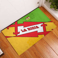 La Rioja Flag Rubber Doormat Autonomous Community of Spain - Wonder Print Shop