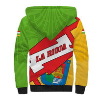 La Rioja Flag Sherpa Hoodie Autonomous Community of Spain - Wonder Print Shop