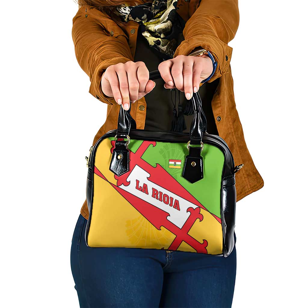 La Rioja Flag Shoulder Handbag Autonomous Community of Spain - Wonder Print Shop