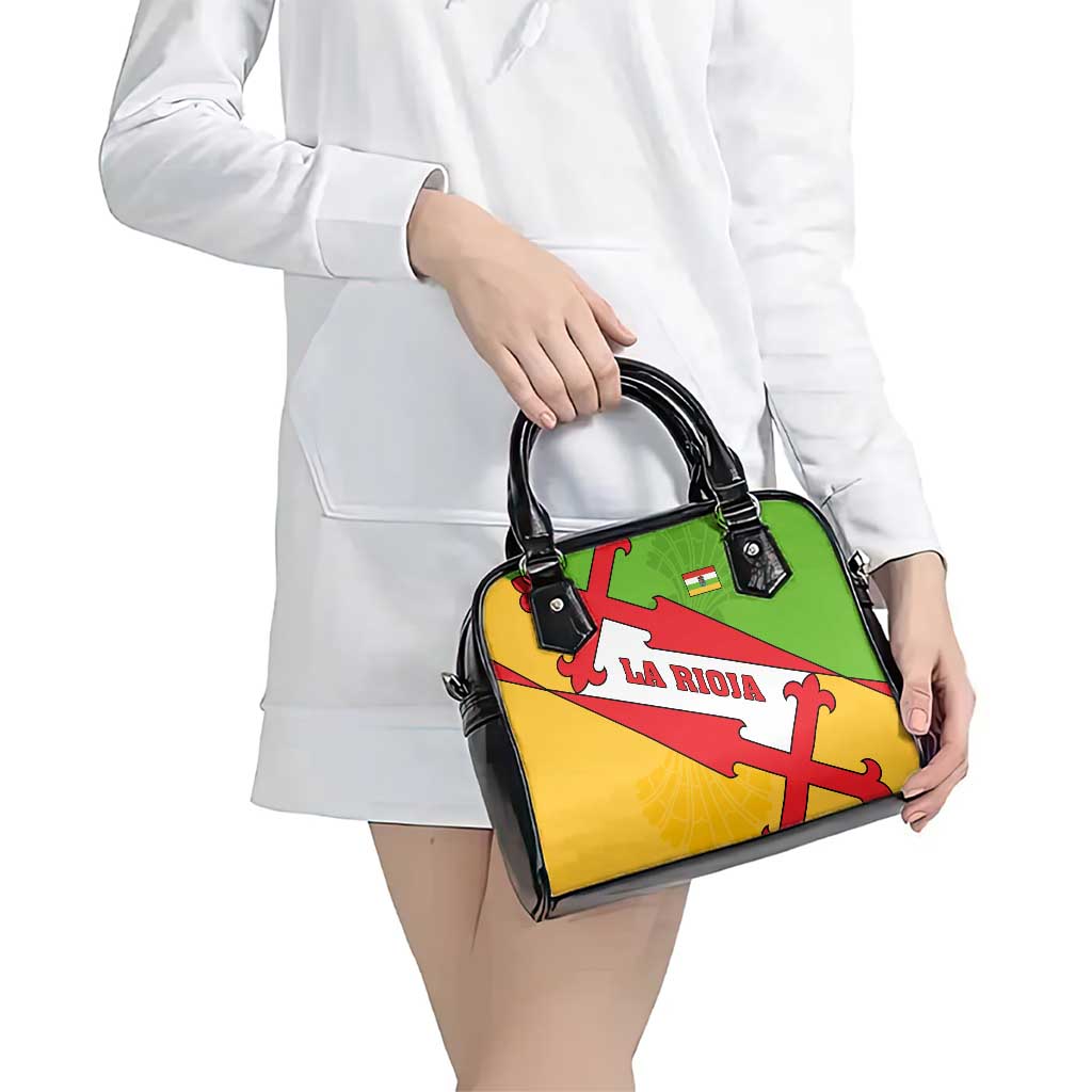 La Rioja Flag Shoulder Handbag Autonomous Community of Spain - Wonder Print Shop