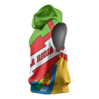 La Rioja Flag Sleeveless Hoodie Autonomous Community of Spain - Wonder Print Shop