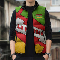 La Rioja Flag Sleeveless Puffer Jacket Autonomous Community of Spain - Wonder Print Shop