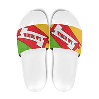 La Rioja Flag Slide Sandals Autonomous Community of Spain - Wonder Print Shop