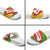 La Rioja Flag Slide Sandals Autonomous Community of Spain - Wonder Print Shop