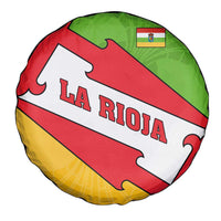 La Rioja Flag Spare Tire Cover Autonomous Community of Spain - Wonder Print Shop