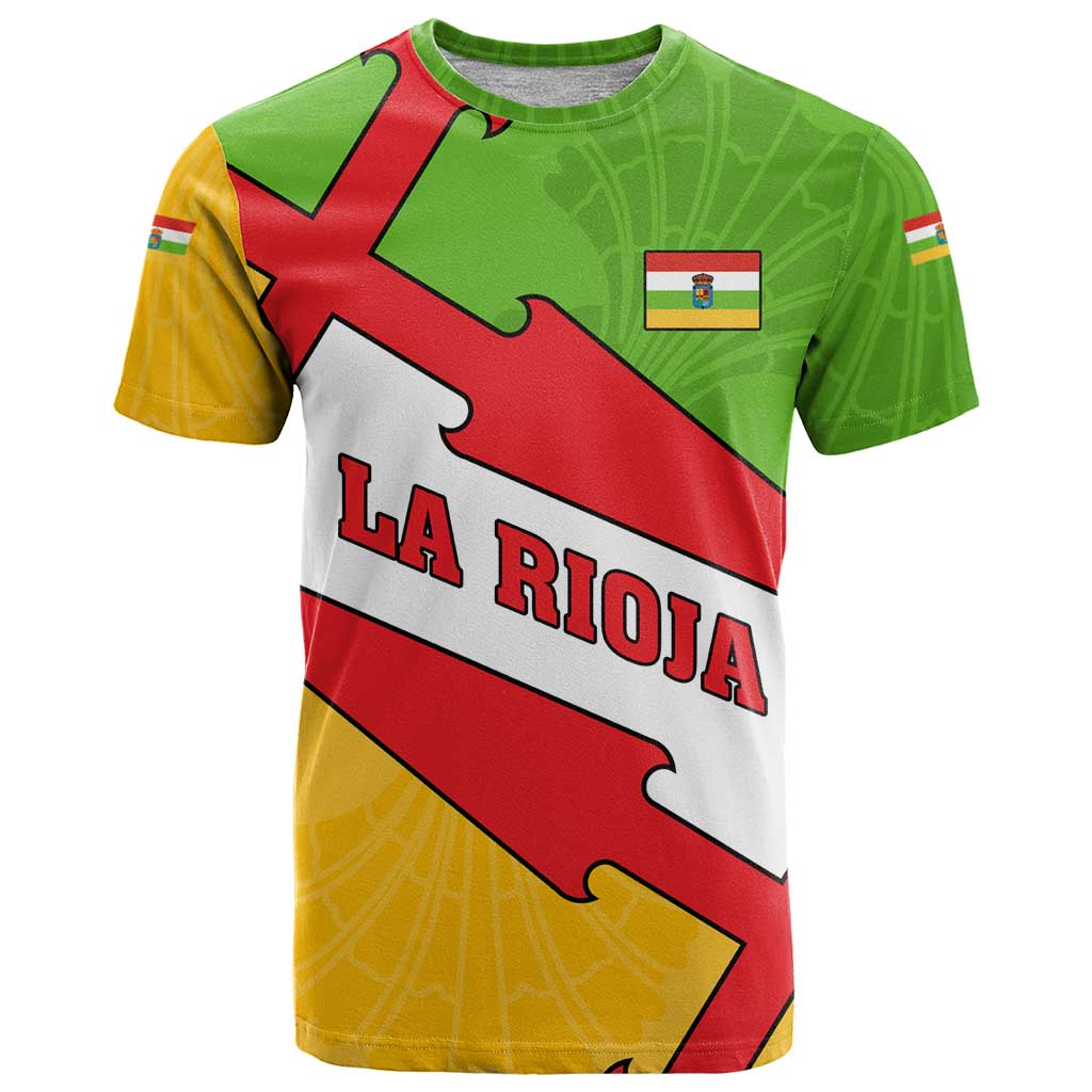 La Rioja Flag T Shirt Autonomous Community of Spain - Wonder Print Shop