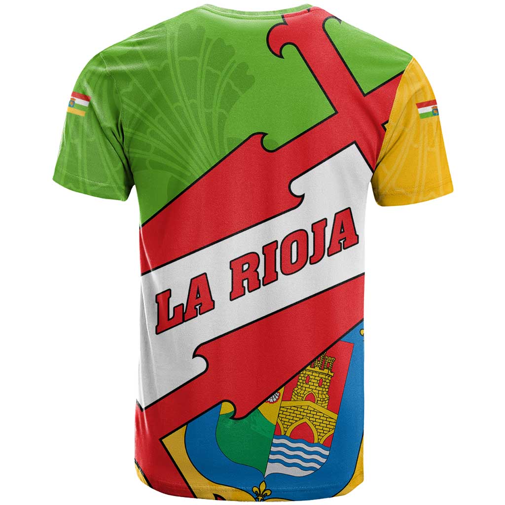La Rioja Flag T Shirt Autonomous Community of Spain - Wonder Print Shop