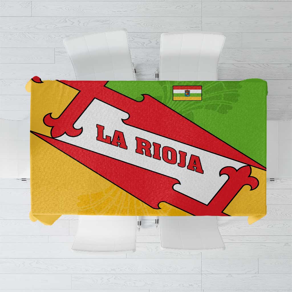 La Rioja Flag Tablecloth Autonomous Community of Spain - Wonder Print Shop