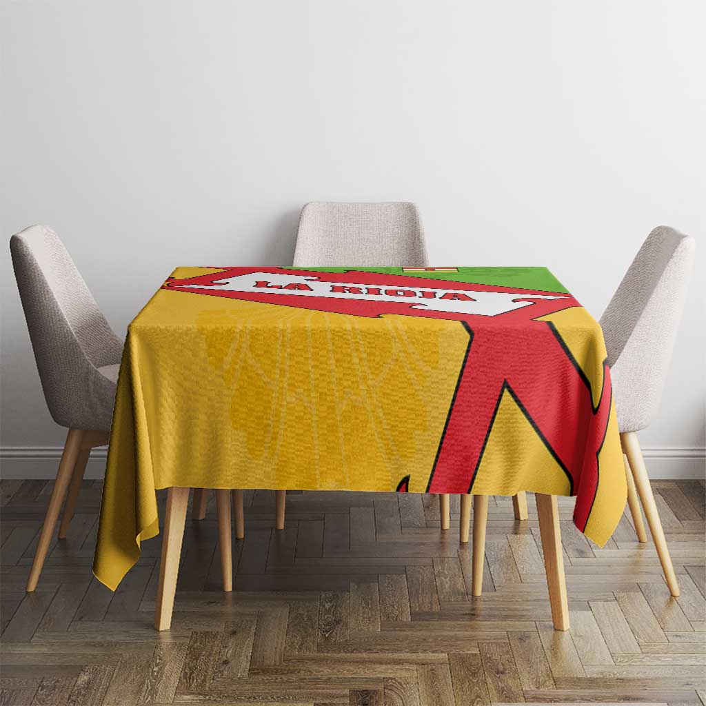 La Rioja Flag Tablecloth Autonomous Community of Spain - Wonder Print Shop