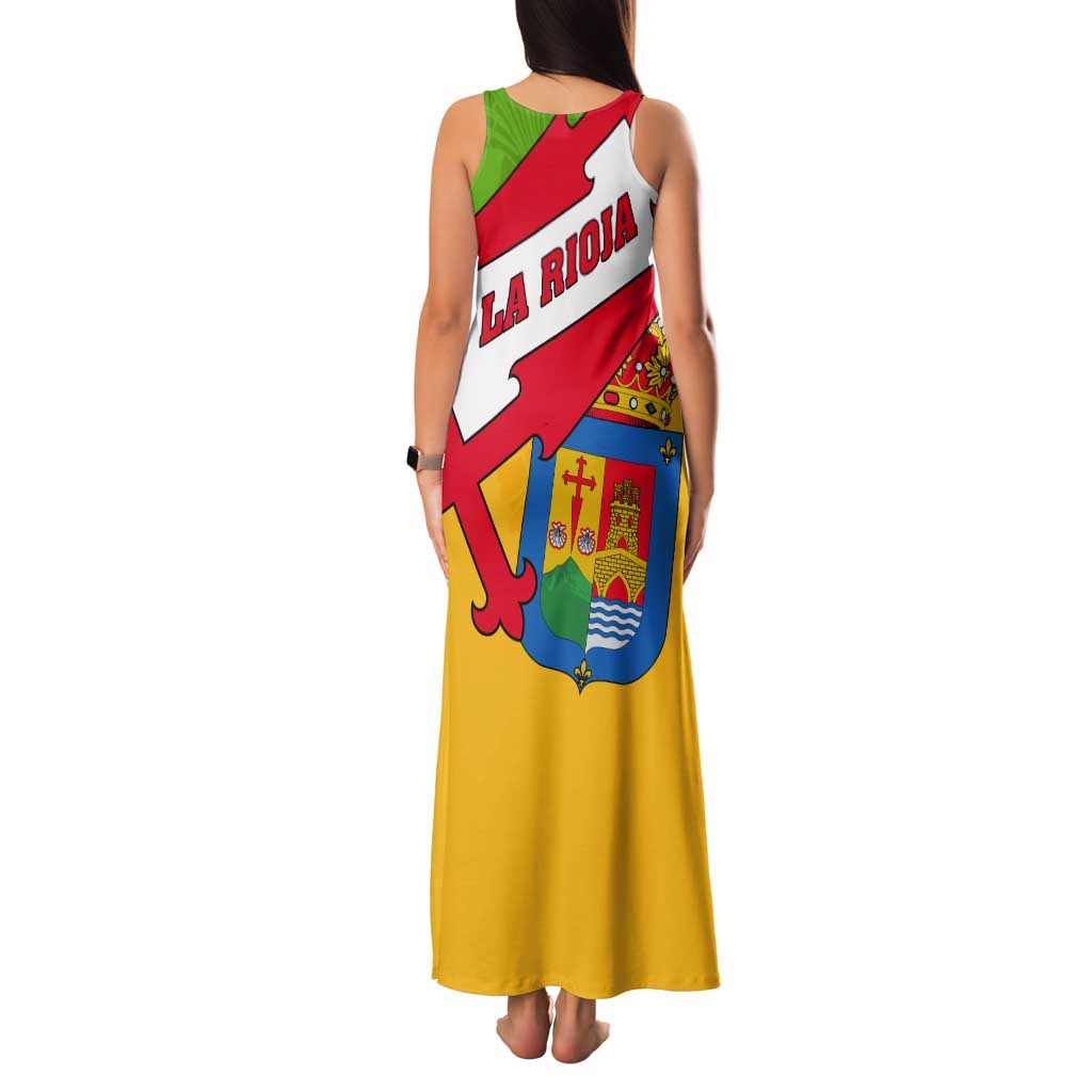 La Rioja Flag Tank Maxi Dress Autonomous Community of Spain - Wonder Print Shop