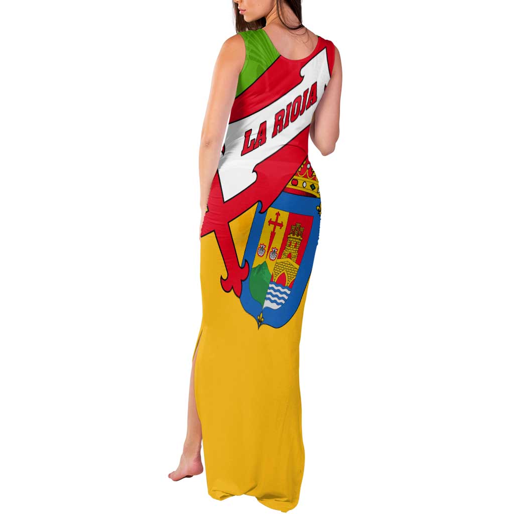 La Rioja Flag Tank Maxi Dress Autonomous Community of Spain - Wonder Print Shop