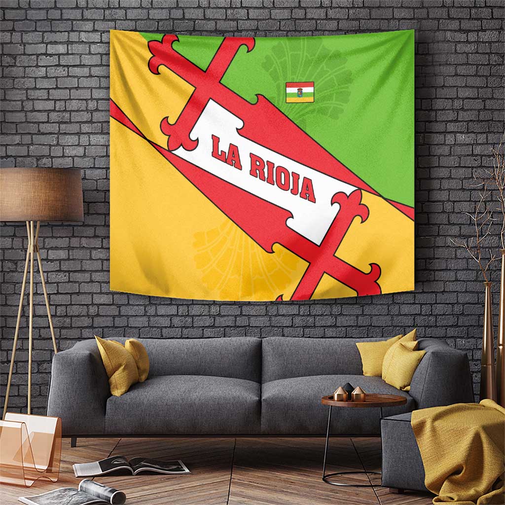 La Rioja Flag Tapestry Autonomous Community of Spain - Wonder Print Shop
