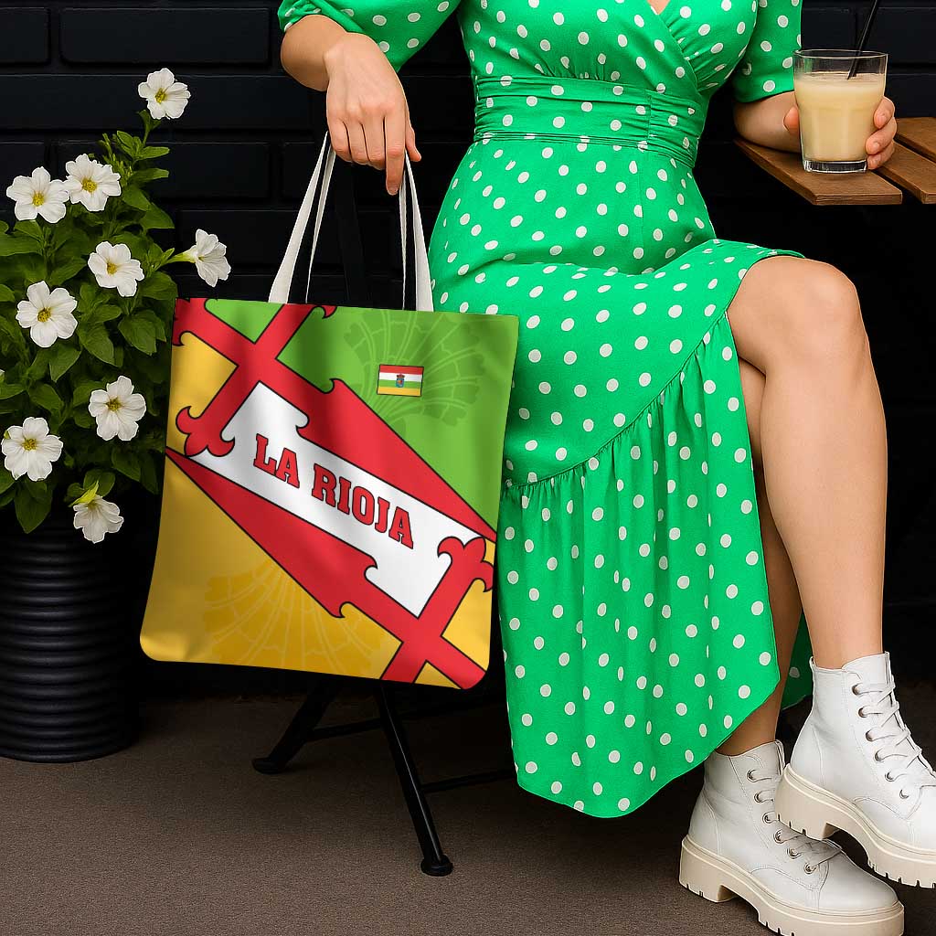 La Rioja Flag Tote Bag Autonomous Community of Spain - Wonder Print Shop