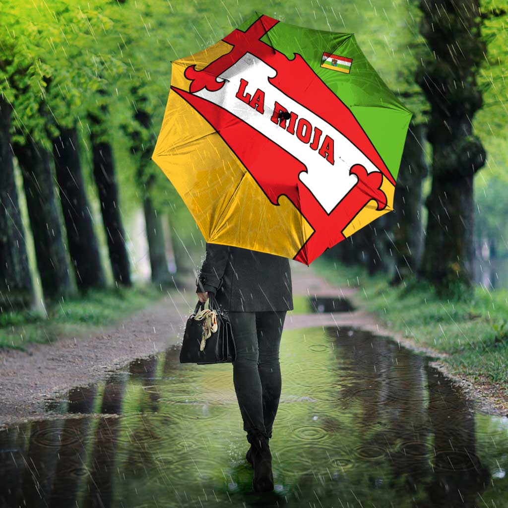 La Rioja Flag Umbrella Autonomous Community of Spain - Wonder Print Shop