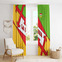 La Rioja Flag Window Curtain Autonomous Community of Spain - Wonder Print Shop