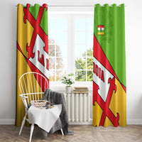 La Rioja Flag Window Curtain Autonomous Community of Spain - Wonder Print Shop