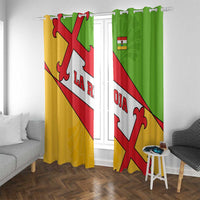La Rioja Flag Window Curtain Autonomous Community of Spain - Wonder Print Shop