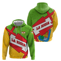 La Rioja Flag Zip Hoodie Autonomous Community of Spain - Wonder Print Shop